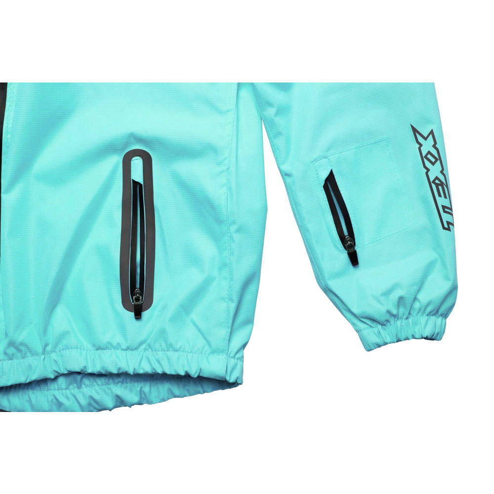 Jaqueta Texx Corta Vento Neon V2 Azul Clar Xl - Imagem 4