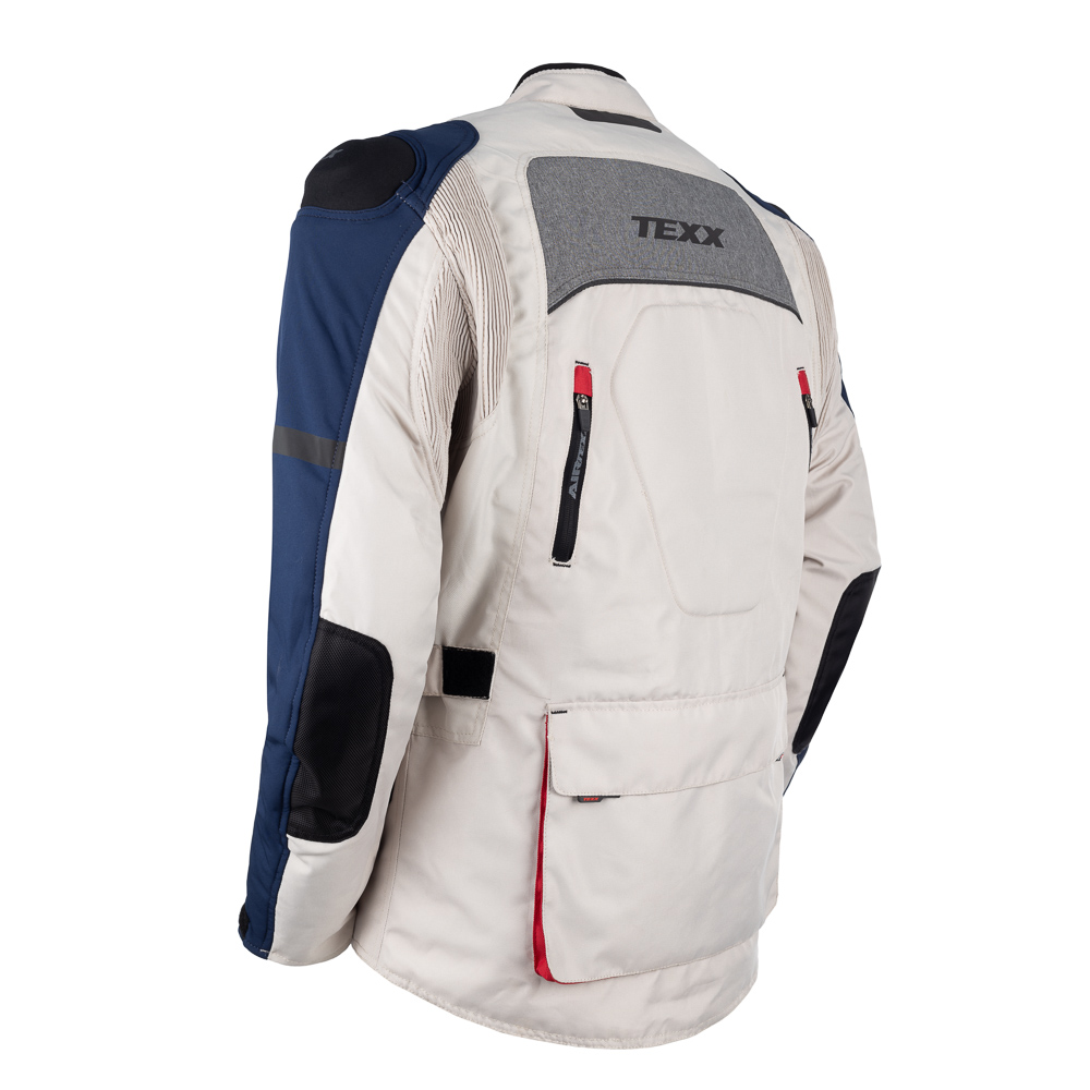 Jaqueta Texx Armor Masc Branc Azul Verm Cinz L - Imagem 2
