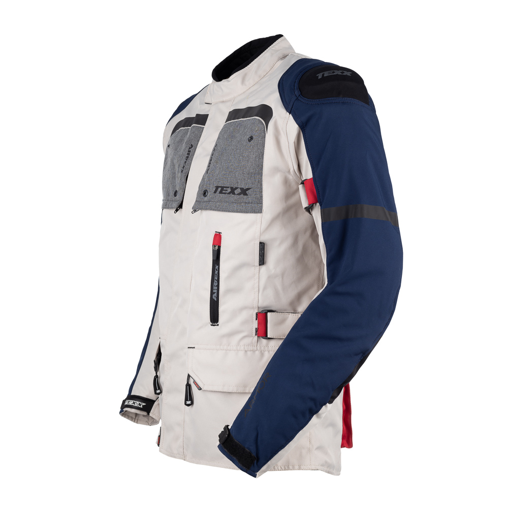 Jaqueta Texx Armor Masc Branc Azul Verm Cinz Xxl 2xl - Imagem 3
