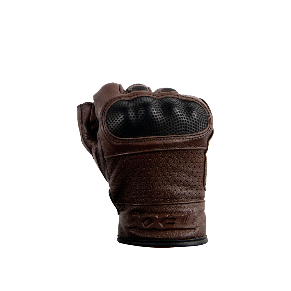 Luvas Texx Liberty Meio Dedo Marrom M - Imagem 4