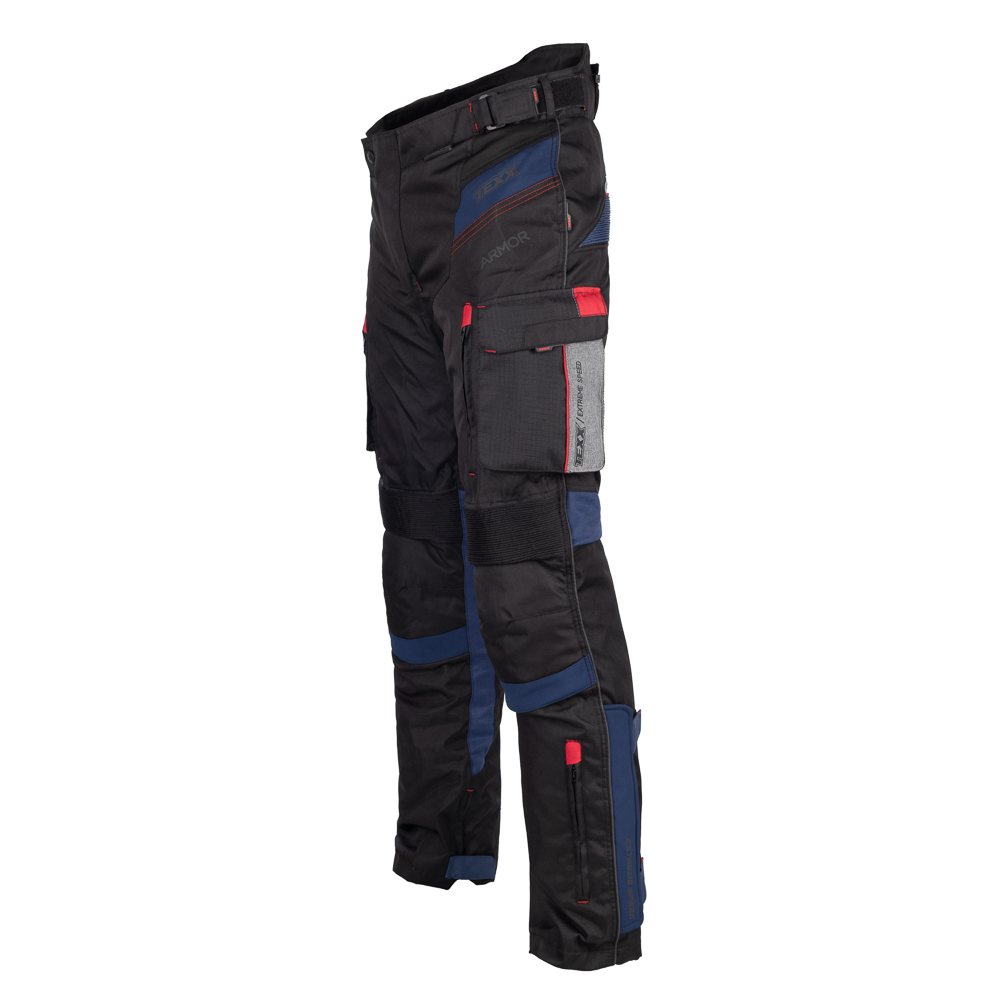 Calca Texx Armor Masc Pret Azul Verm Cinz S - Imagem 3