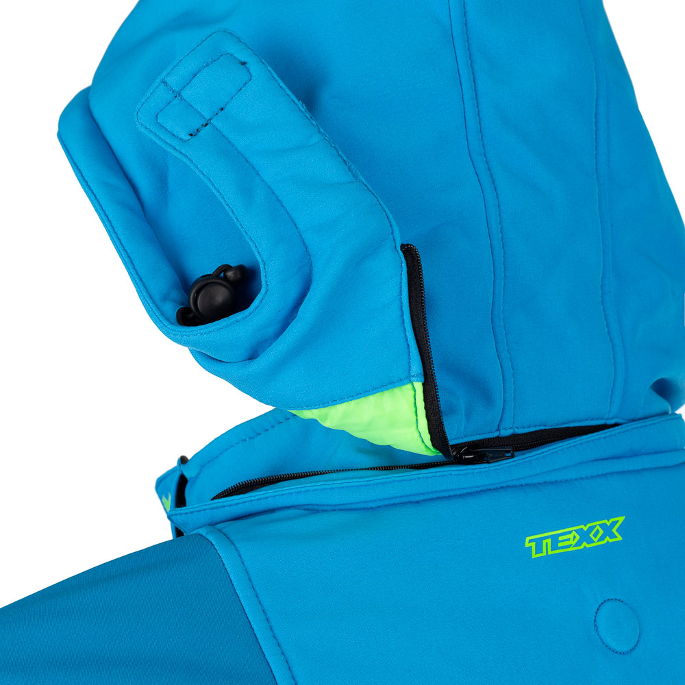Jaqueta Texx Miami Azul Verd M - Imagem 4