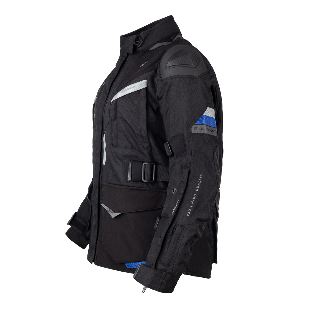 Jaqueta Texx Nomade Ld Fem Pret Azul Verm Xxl 2xl - Imagem 3