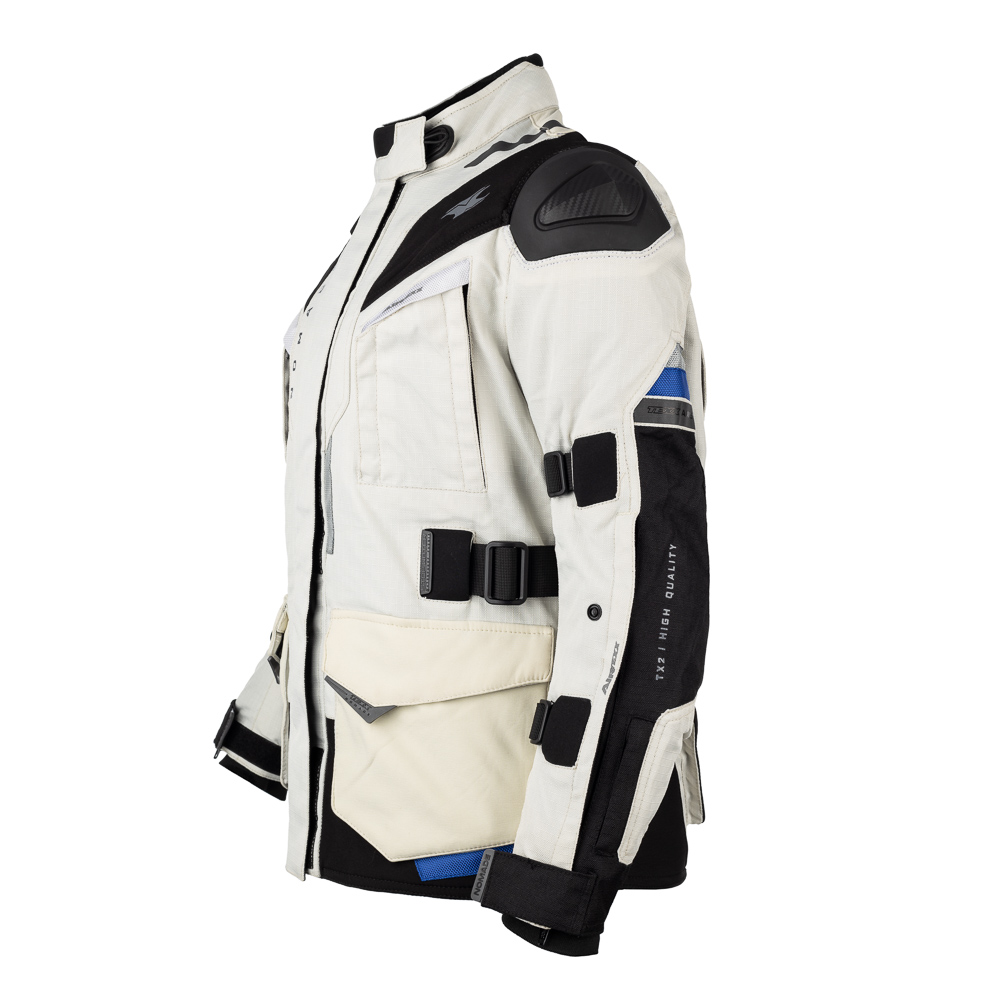 Jaqueta Texx Nomade Ld Fem Branc Azul Verm L - Imagem 3