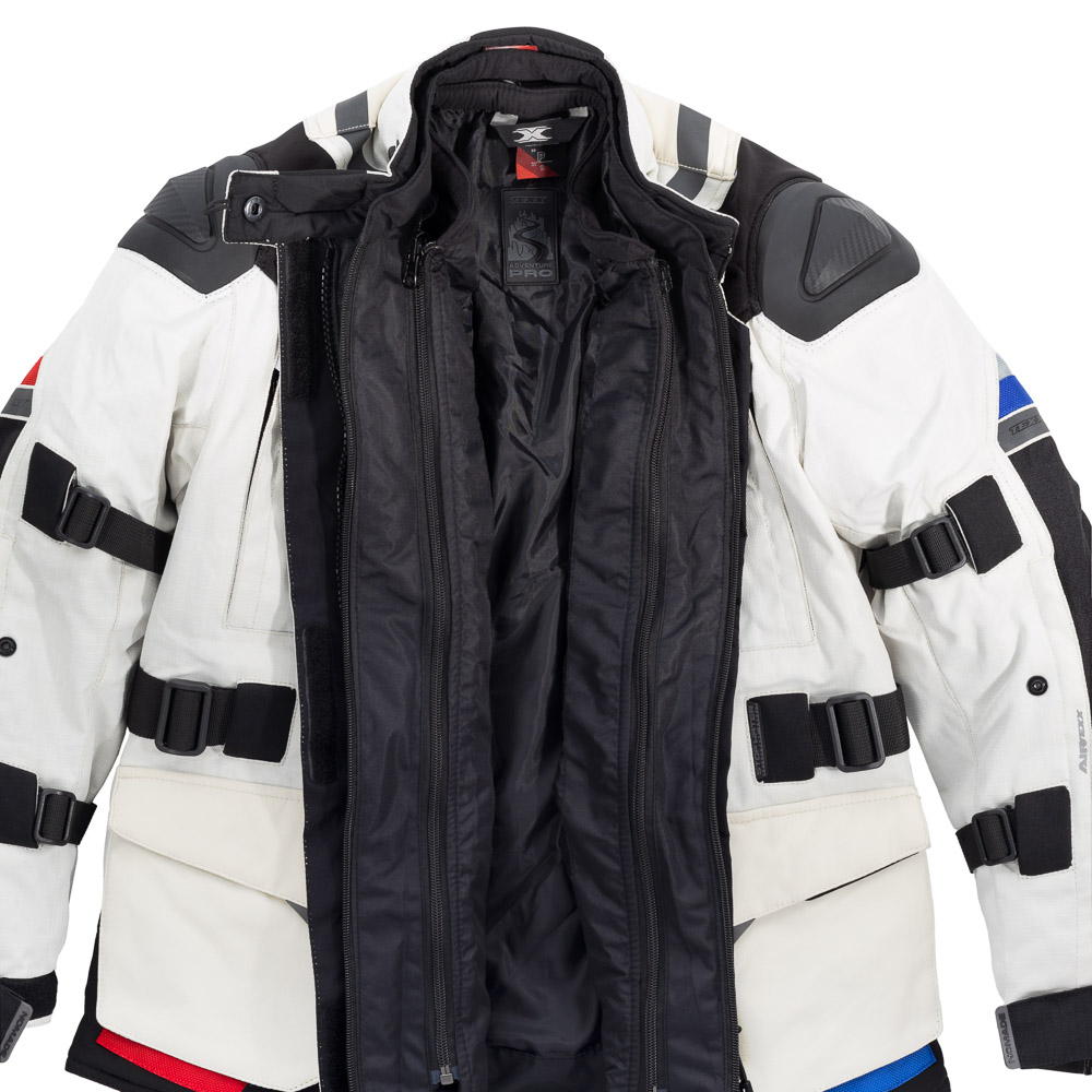 Jaqueta Texx Nomade Ld Fem Branc Azul Verm Xxxl 3xl - Imagem 6