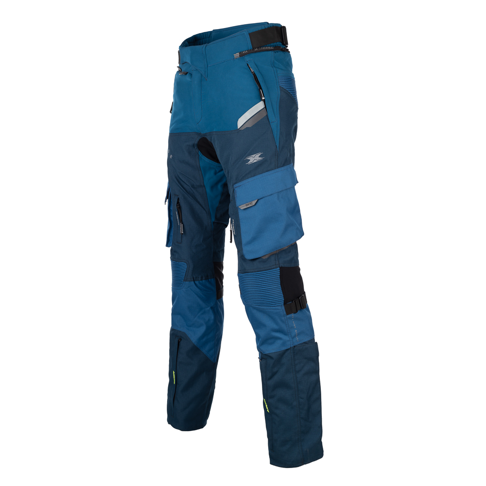 Calca Texx Nomade Masc Azul Verd M - Imagem 3