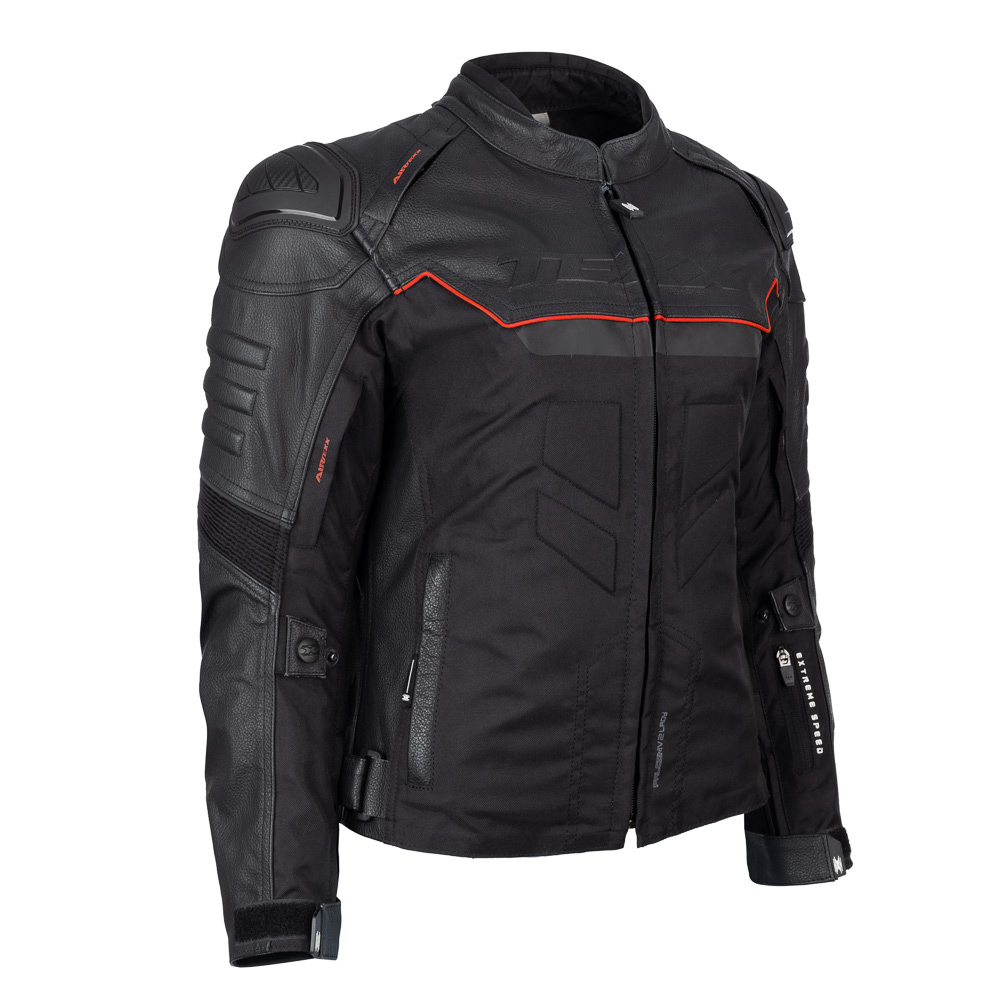Jaqueta Texx Falcon V2 Fem Ld Pret Verm L