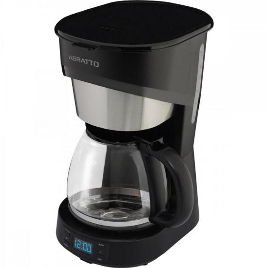 Cafeteira Programável Agratto Aroma Preta 220v - Imagem 8