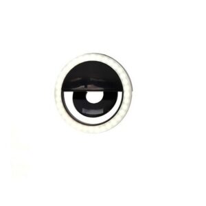 Luz Selfie Ring Light Clipe Anel Led  Universal Cor:Branco