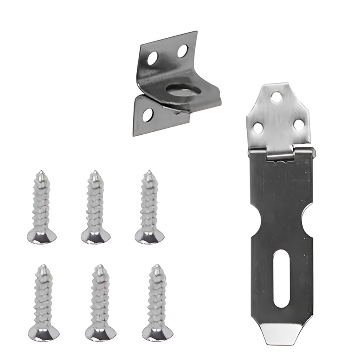 Dobradiça Porta Cadeado Trinco Aço Inox Ferramenta