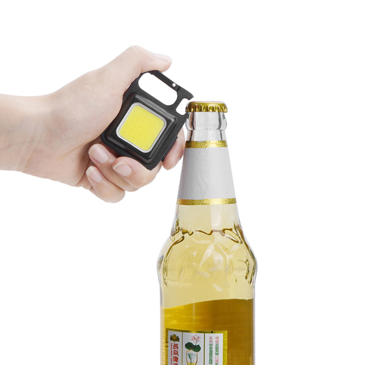 Mini Lanterna Led Portatil Usb Recarregavel Tatica Abridor - Imagem 2