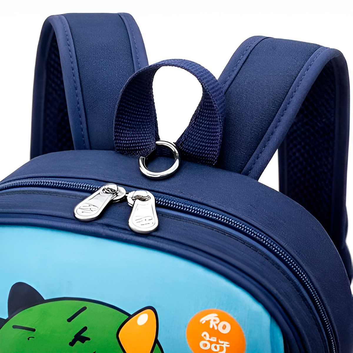 Mochila Infantil Escolar de Costas Divertida Aulas Passeio Modelo:Azul e Vermelho - Imagem 3