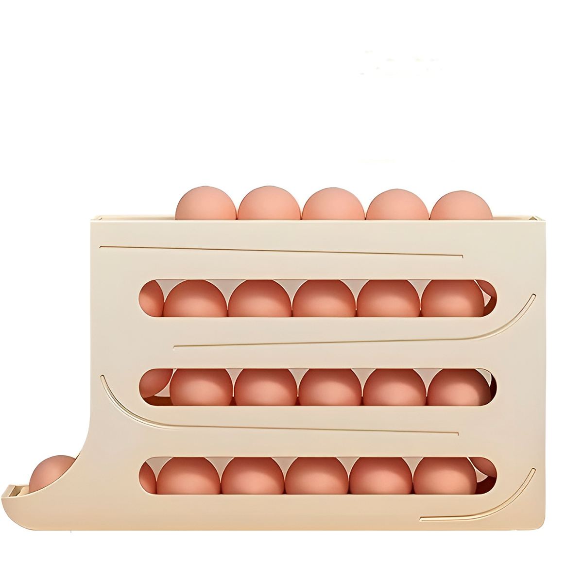 Suporte Porta Ovos Organizador Dispenser Geladeira Prático - Imagem 2