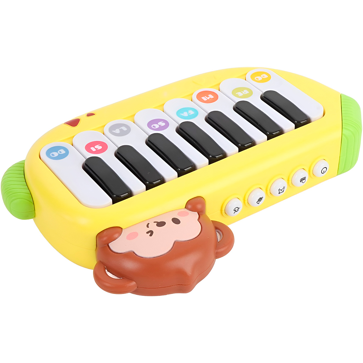 Mini Teclado Infantil Musical Macaquinho Cor:Vermelho - Imagem 3