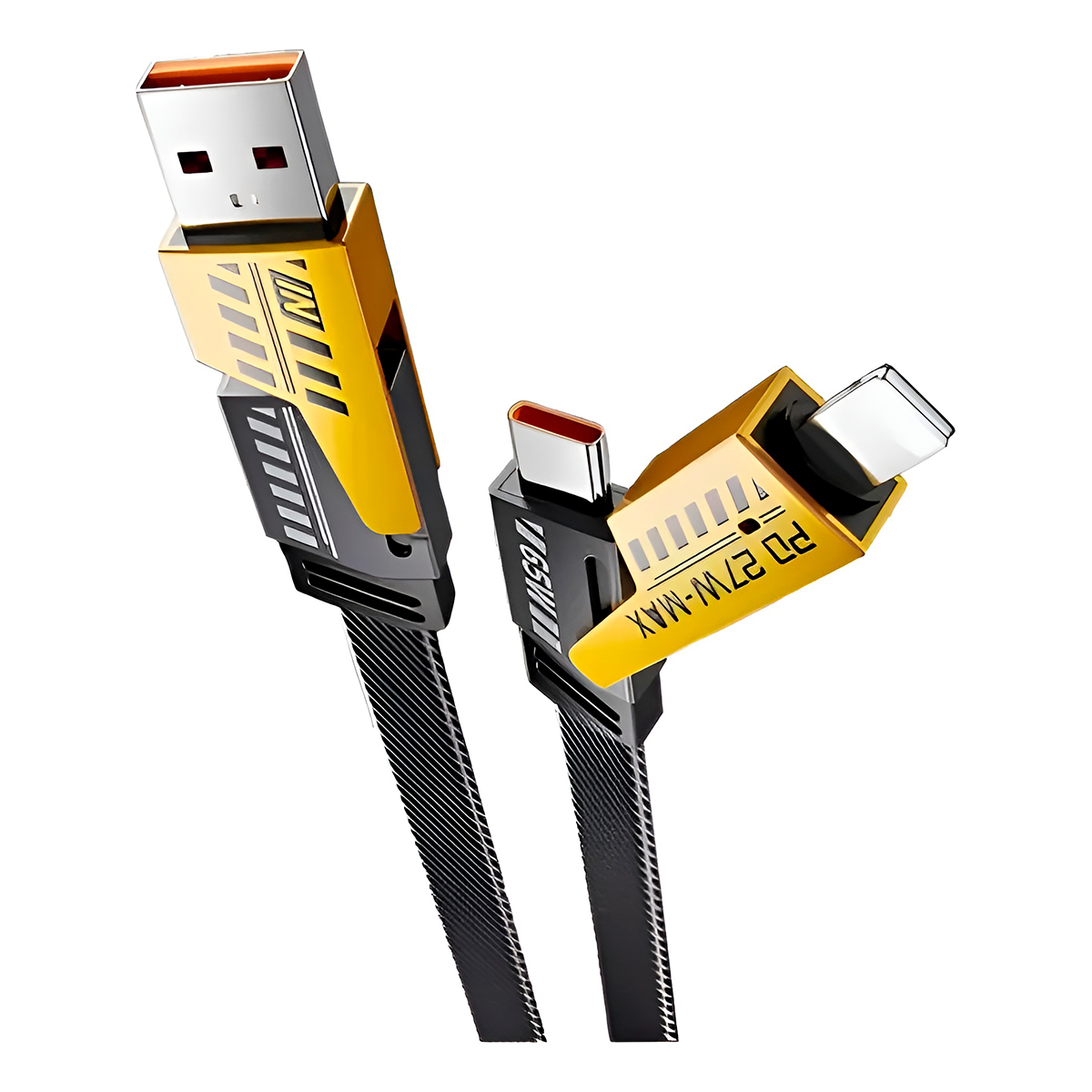 Cabo Carregador 4 em 1 USB C Lightning 1 Metro Informática - Imagem 2