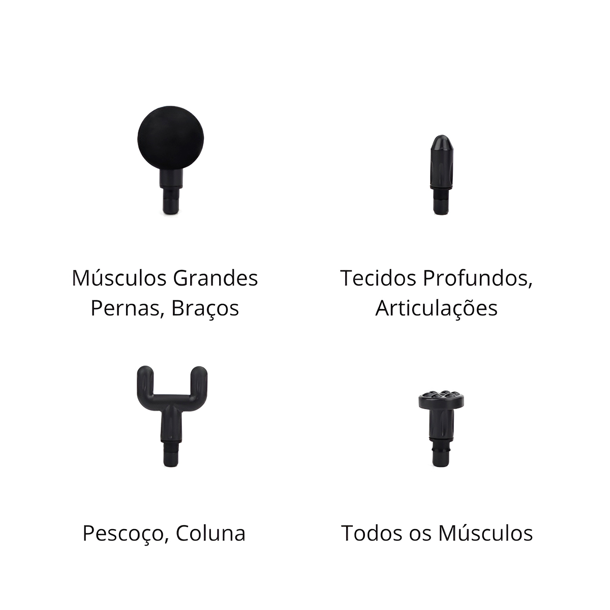 Pistola Massageadora Elétrico Fascial Muscular Relaxante - Imagem 2
