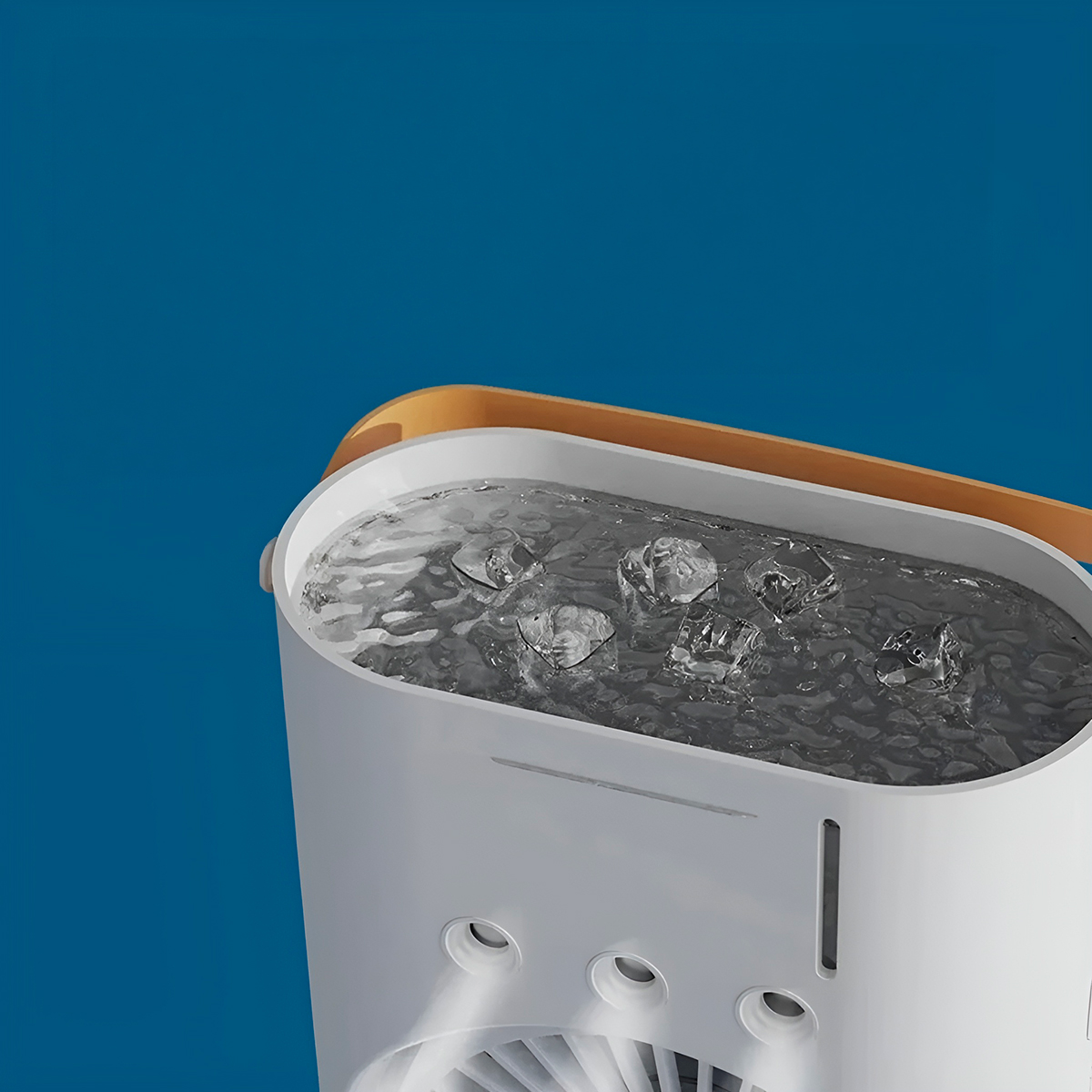 Mini Ventilador Climatizador Duplo de Mesa Portátil - Imagem 3