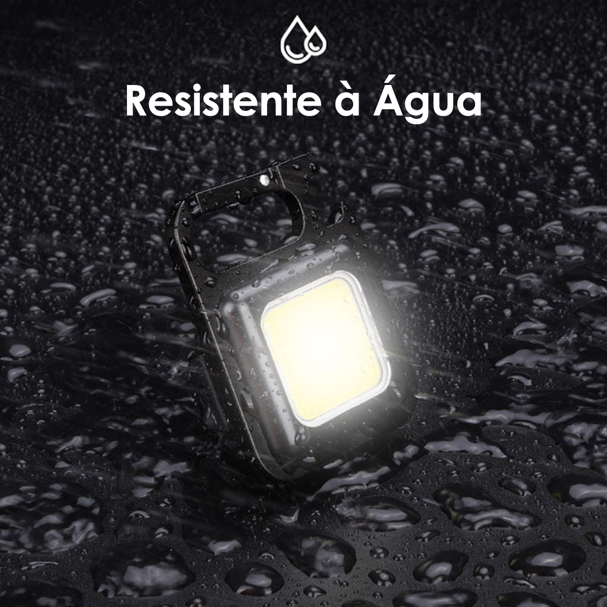 Mini Lanterna Led Portatil Usb Recarregavel Tatica Abridor - Imagem 3