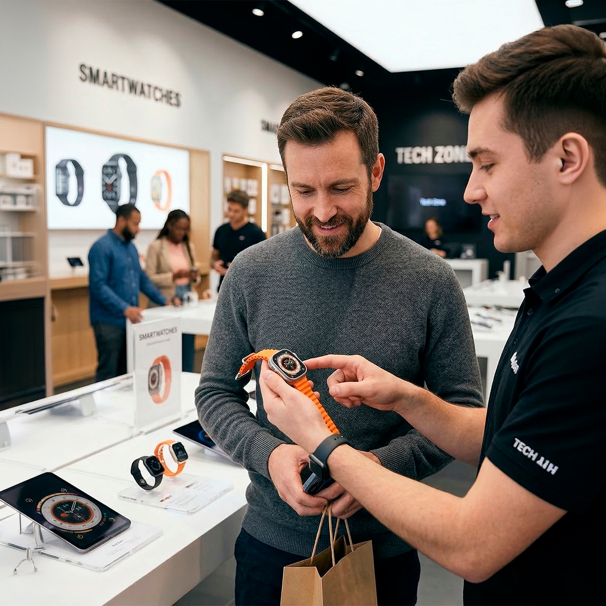 Smartwatch Relógio Inteligente Monitoramento Cor:Preto - Imagem 4