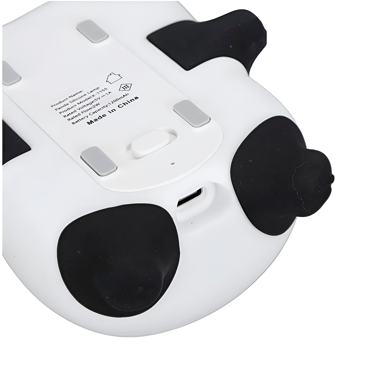 Luminária Infantil Panda Silicone LED Touch Iluminação - Imagem 4