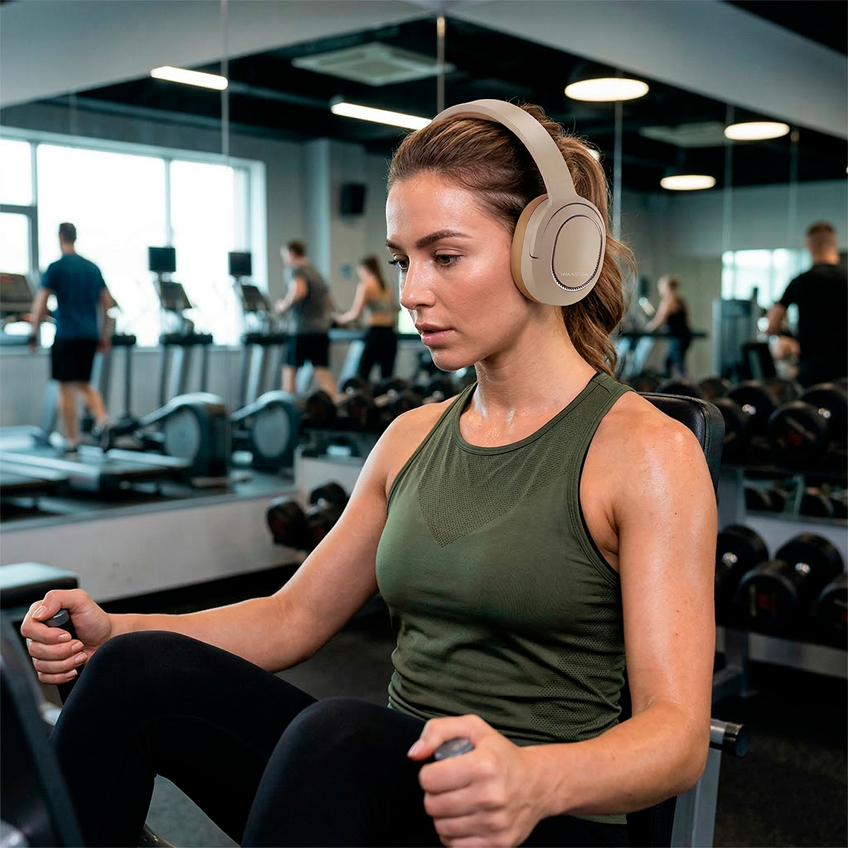Fone Headphone Bluetooth Over Ear Academia Jogo Música - Imagem 4