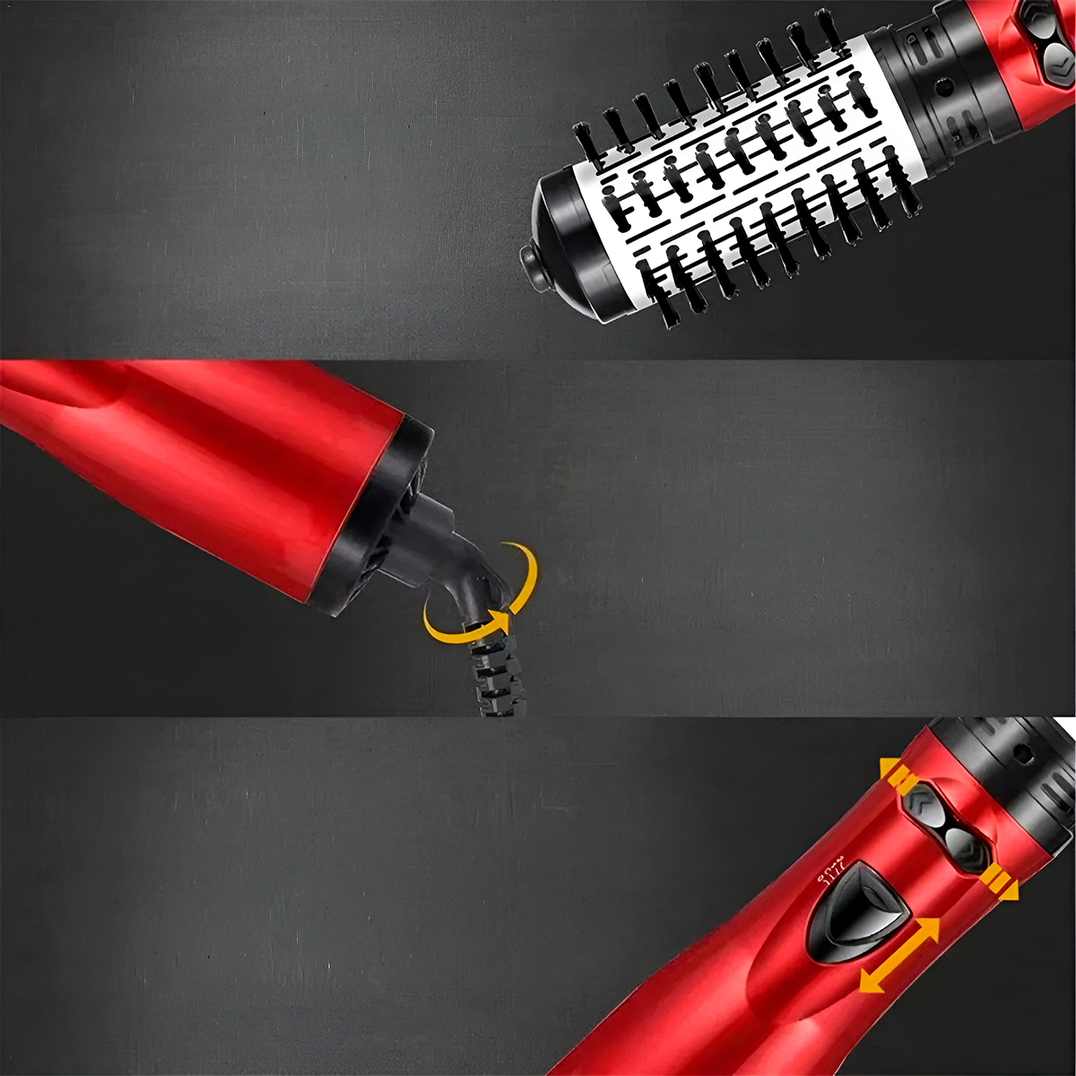 Escova Secadora Giratória Modeladora Seca Alisa 110v - Imagem 4
