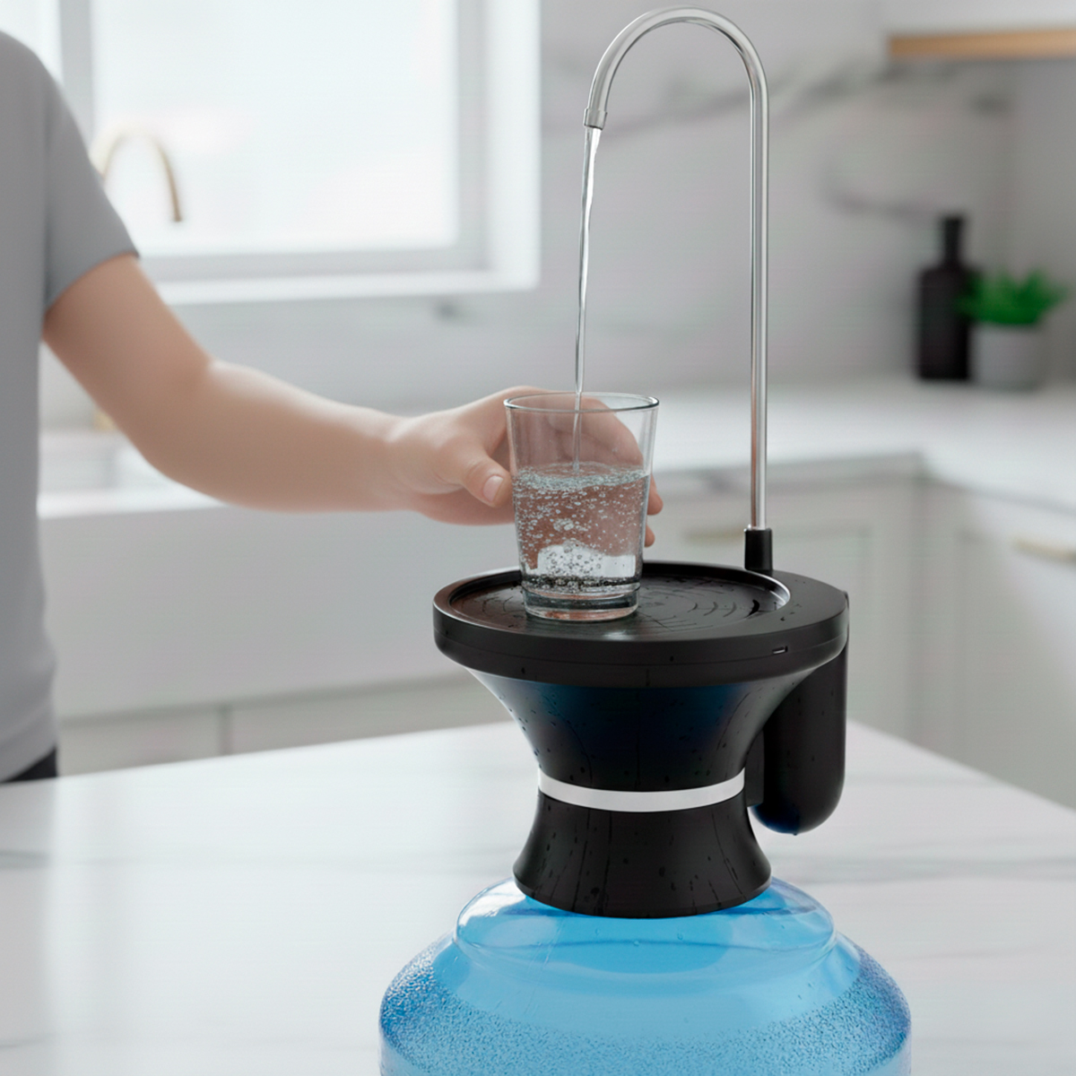 Bomba Torneira Elétrica Dispenser Automático USB Água - Imagem 4