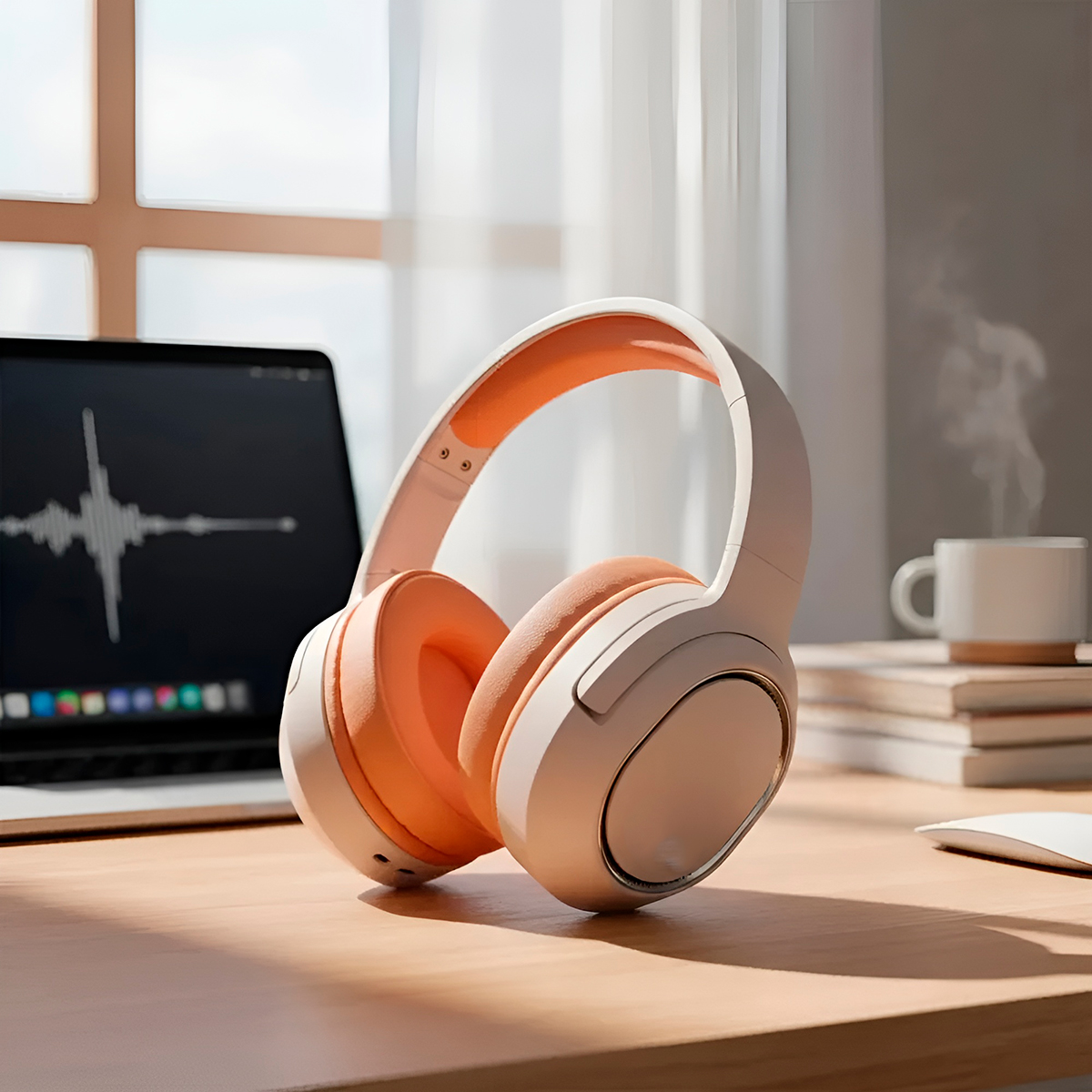 Fone Headphone Bluetooth Over Ear Academia Jogo Música - Imagem 5