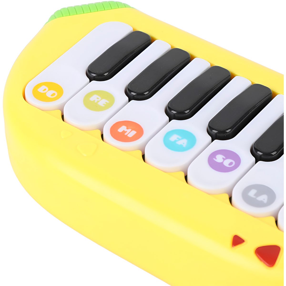 Mini Teclado Infantil Musical Macaquinho Interativo Amarelo - Imagem 6