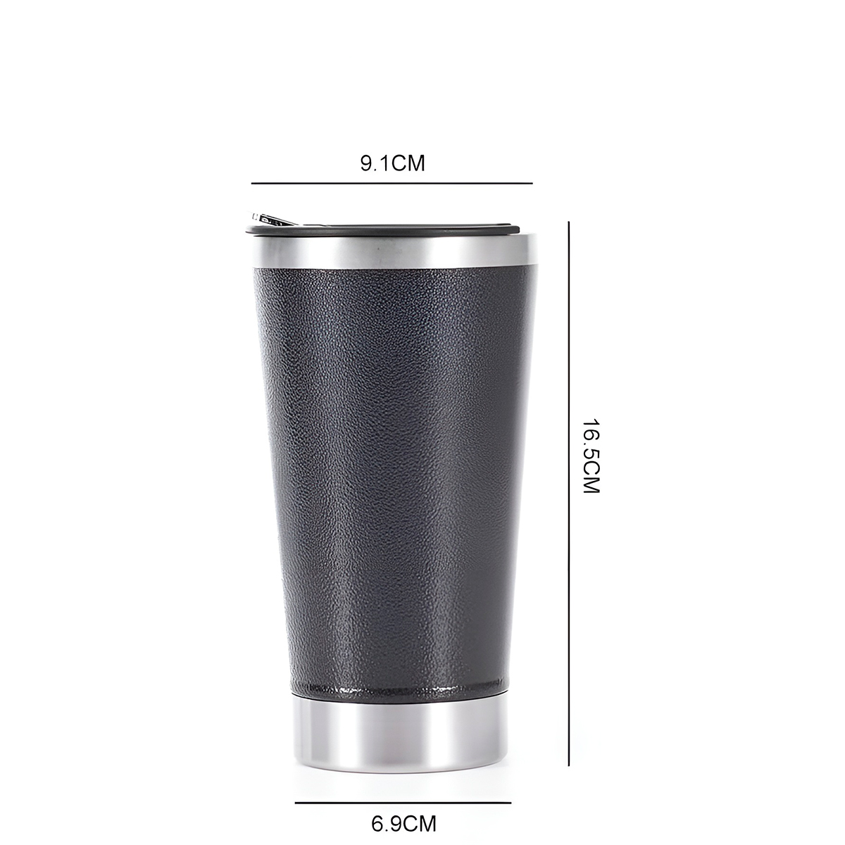Copo Térmico Cerveja Café Aço Inox 473ml Abridor Cor:Branco - Imagem 7