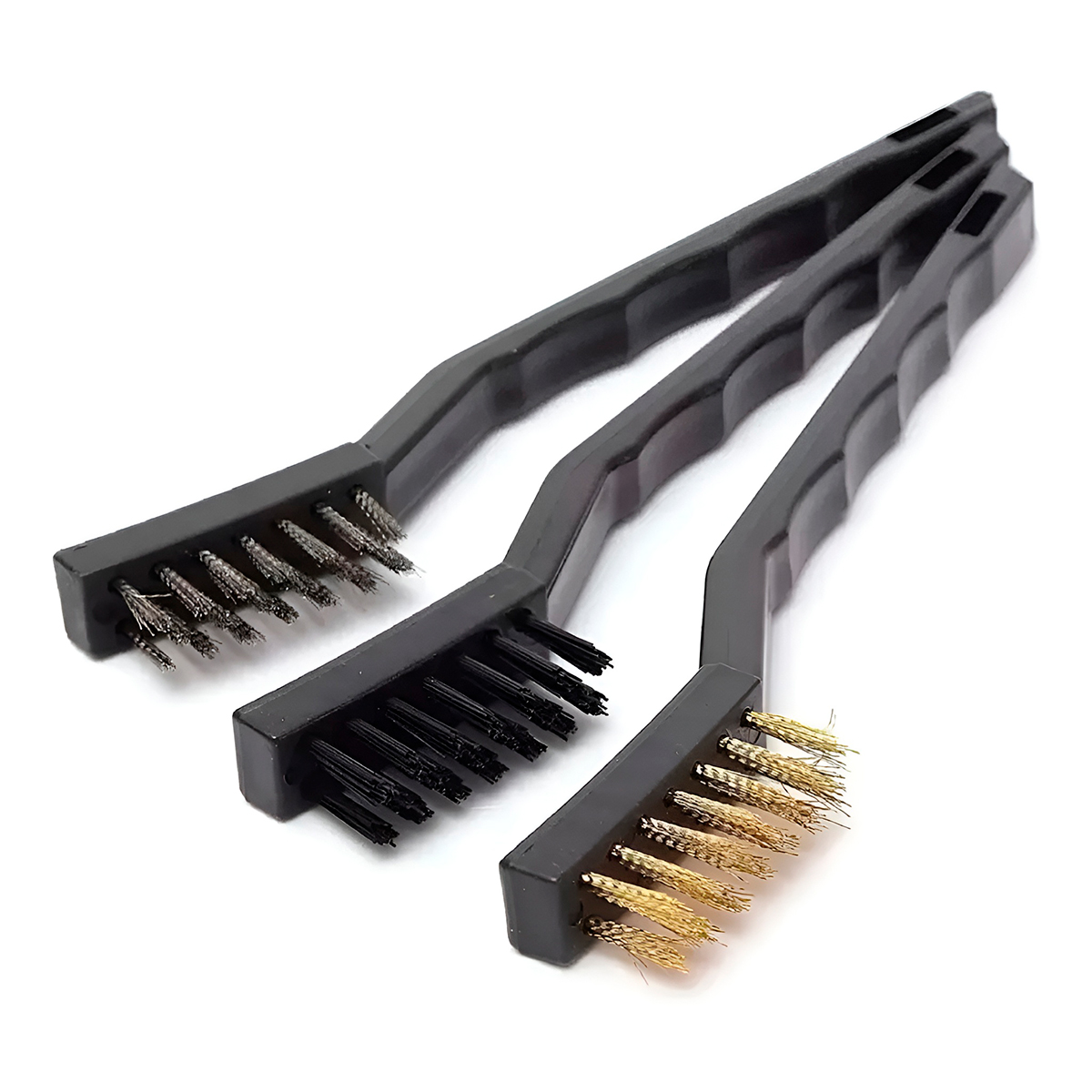 Kit Jogo 3 Escovas Limpeza Grelha Panela Rejunte Sujeira - Imagem 6