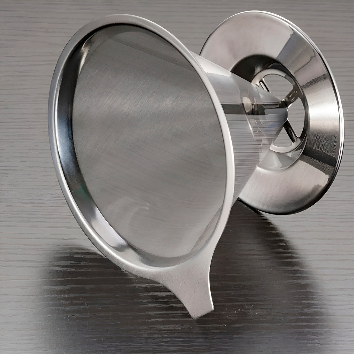 Filtro Coador Café Aço Inox Reutilizável Ecológico - Imagem 5