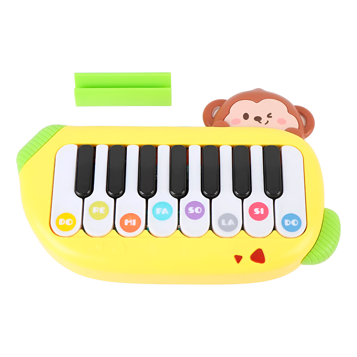Mini Teclado Infantil Musical Macaquinho Cor:Vermelho - Imagem 7