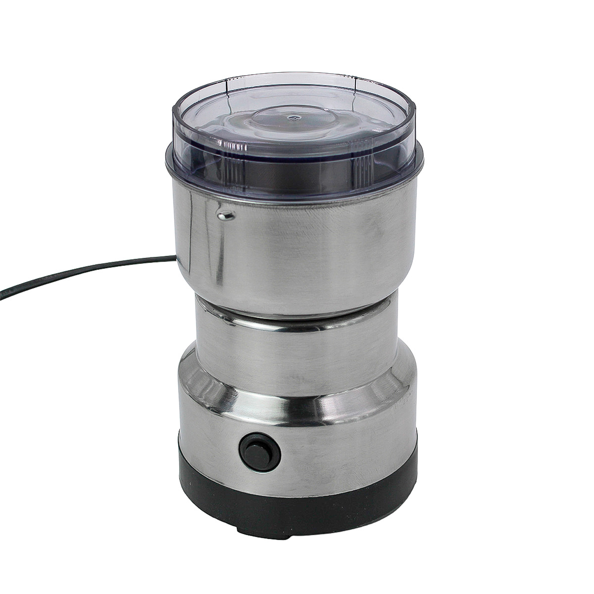 Moedor Triturador De Cafe Eletr Aço Inox Mini 200W Volt 110v