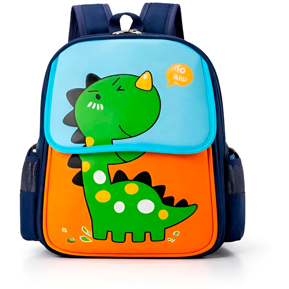 Mochila Infantil Escolar de Costas Divertida Aulas Passeio Modelo:Rosa e Branco - Imagem 8
