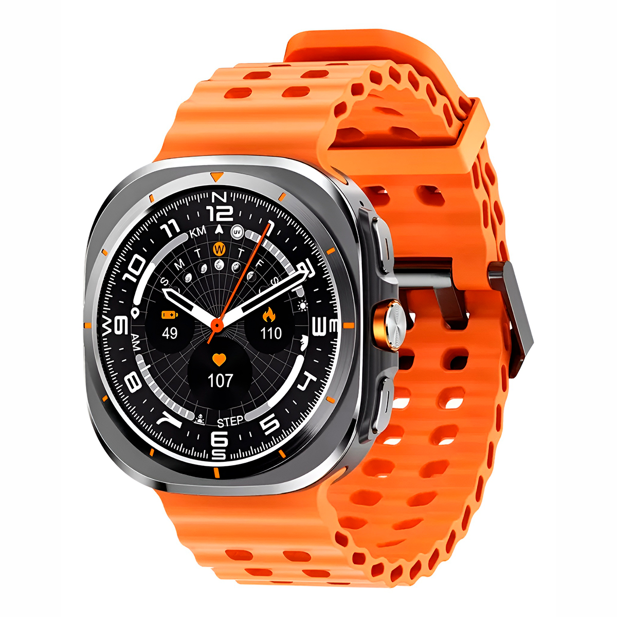 Smartwatch Relógio Inteligente Monitoramento Cor:Preto - Imagem 7