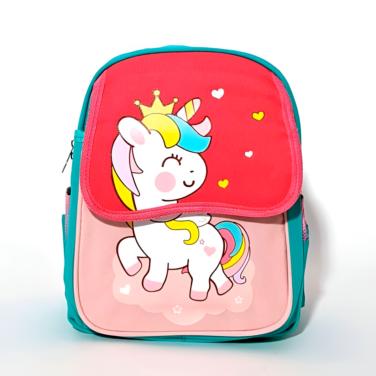 Mochila Infantil Escolar de Costas Divertida Aulas Passeio Modelo:Azul e Laranja - Imagem 10