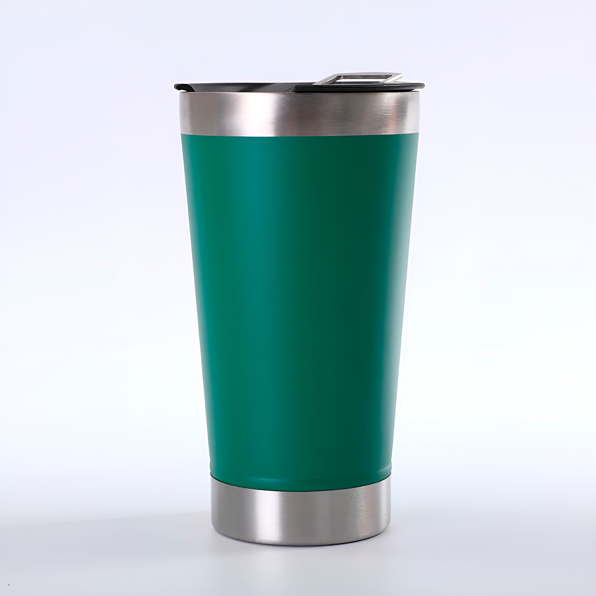 Copo Térmico Cerveja Café Aço Inox 473ml Abridor Cor:Verde