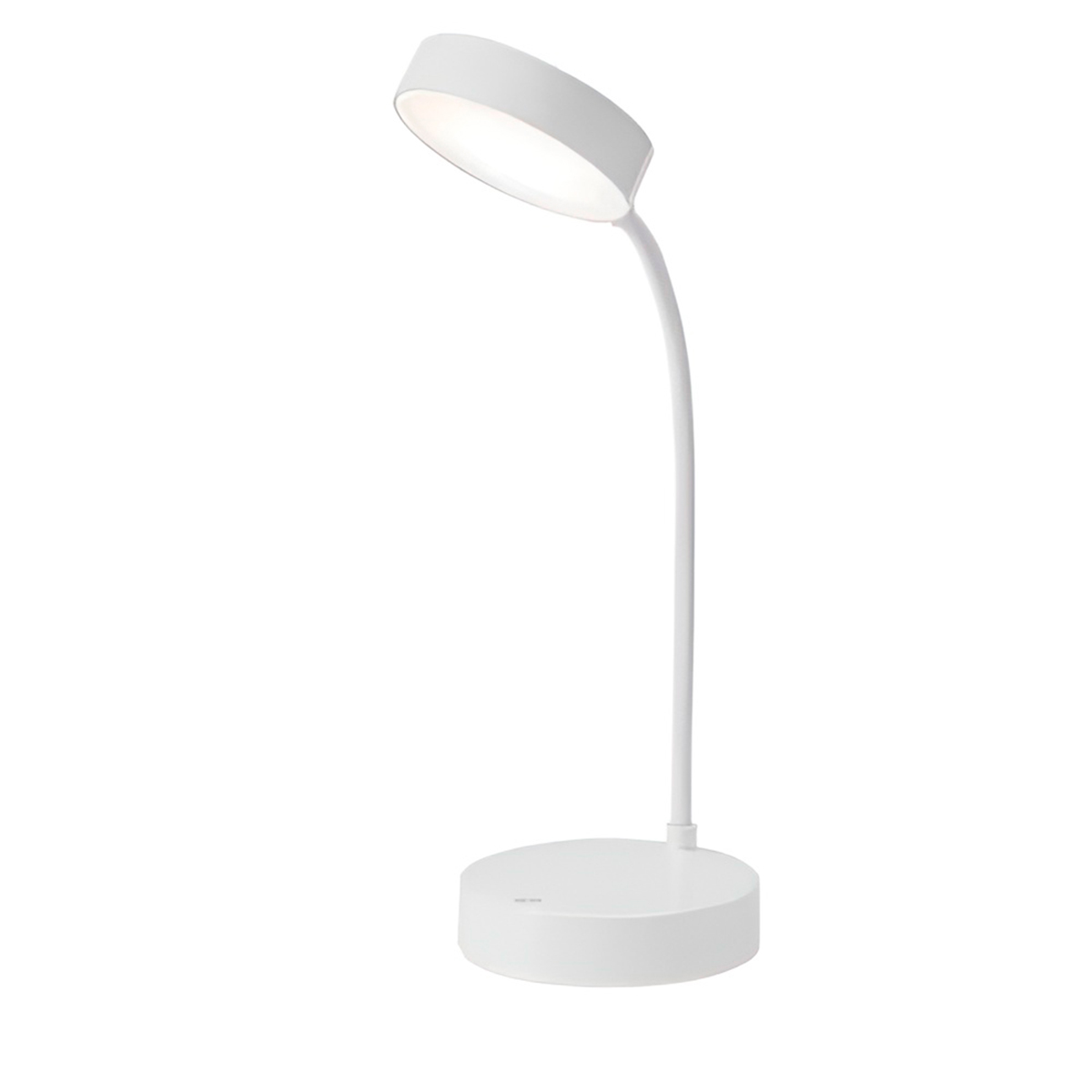 Luminária de Mesa Recarregável Articulável Touch Branco