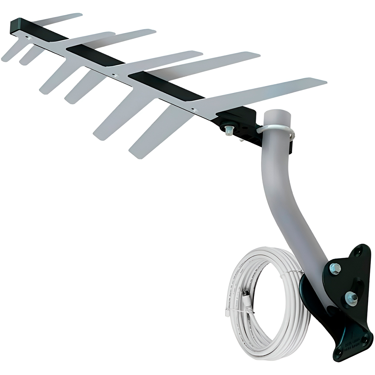 Antena Digital Externa para Televisão UHF HDTV com Cabo