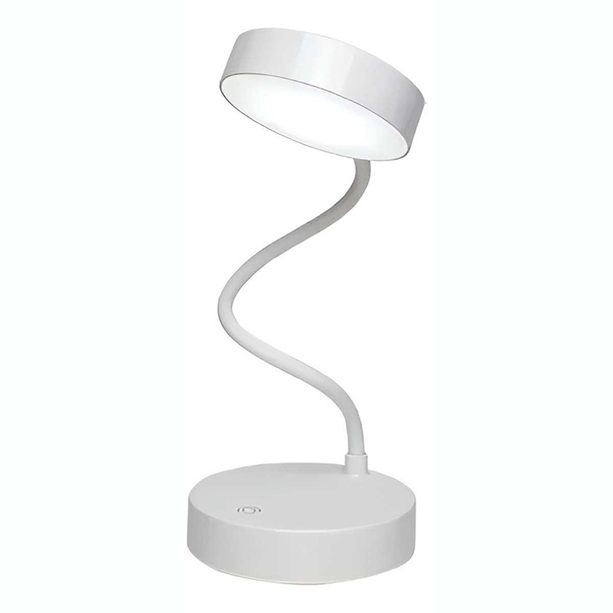 Luminária de Mesa Recarregável Articulável Touch Branco - Imagem 2