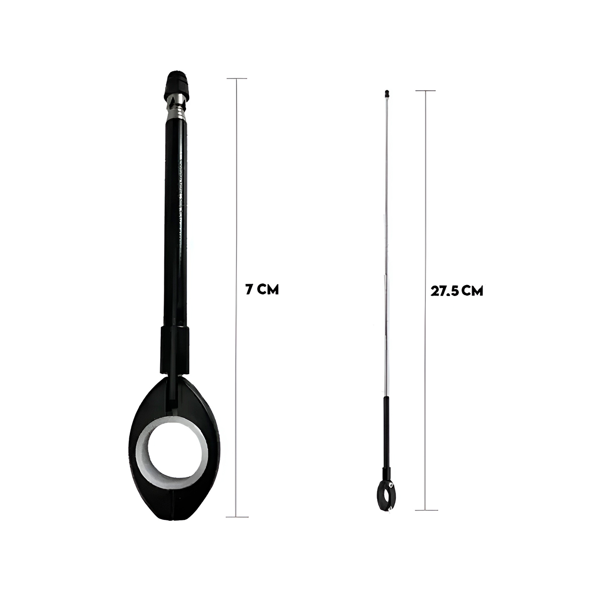 Antena para Motocicleta Corta Pipa Guidão Utilidade - Imagem 2