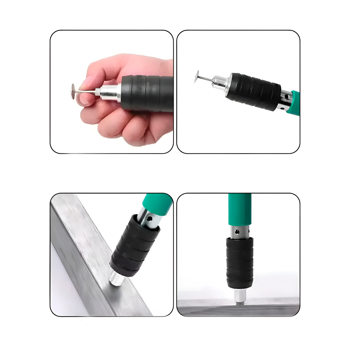 Mini Pistola de Fixação Pino Rebite Pregos Pressão - Imagem 2