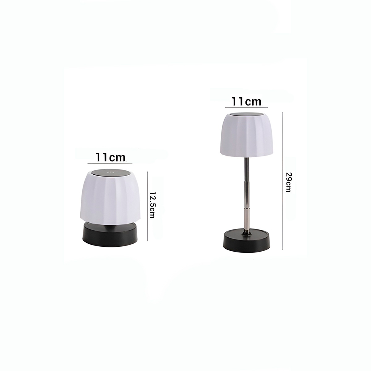 Luminária de Mesa Retrátil LED Decoração Iluminação - Imagem 3