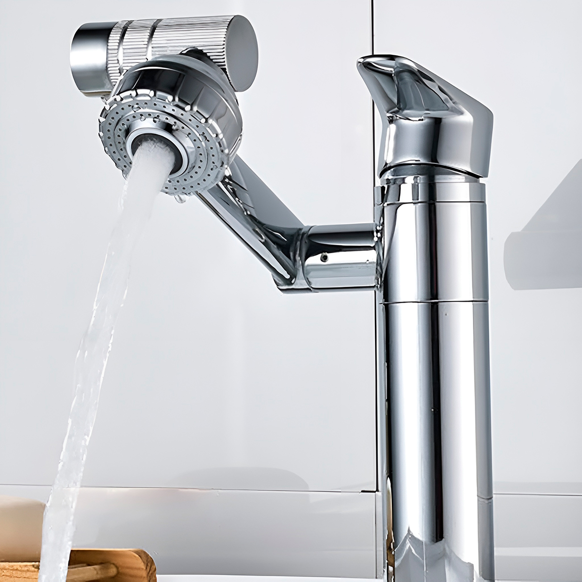 Torneira Banheiro Lavabo Monocomando Rotativa Fria Quente - Imagem 5