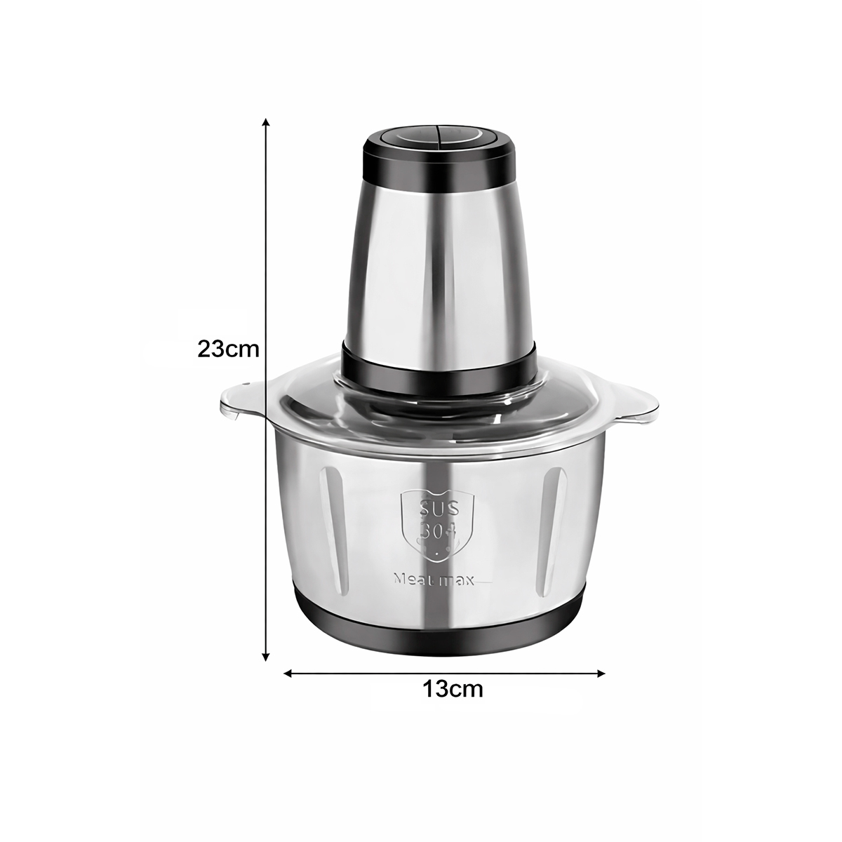 Triturador Elétrico 2L Aço Inox Profissional Voltagem:220V - Imagem 6