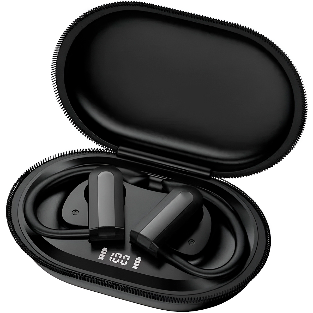 Fone de Ouvido Esportivo Bluetooth Gancho Esporte Corrida - Imagem 6