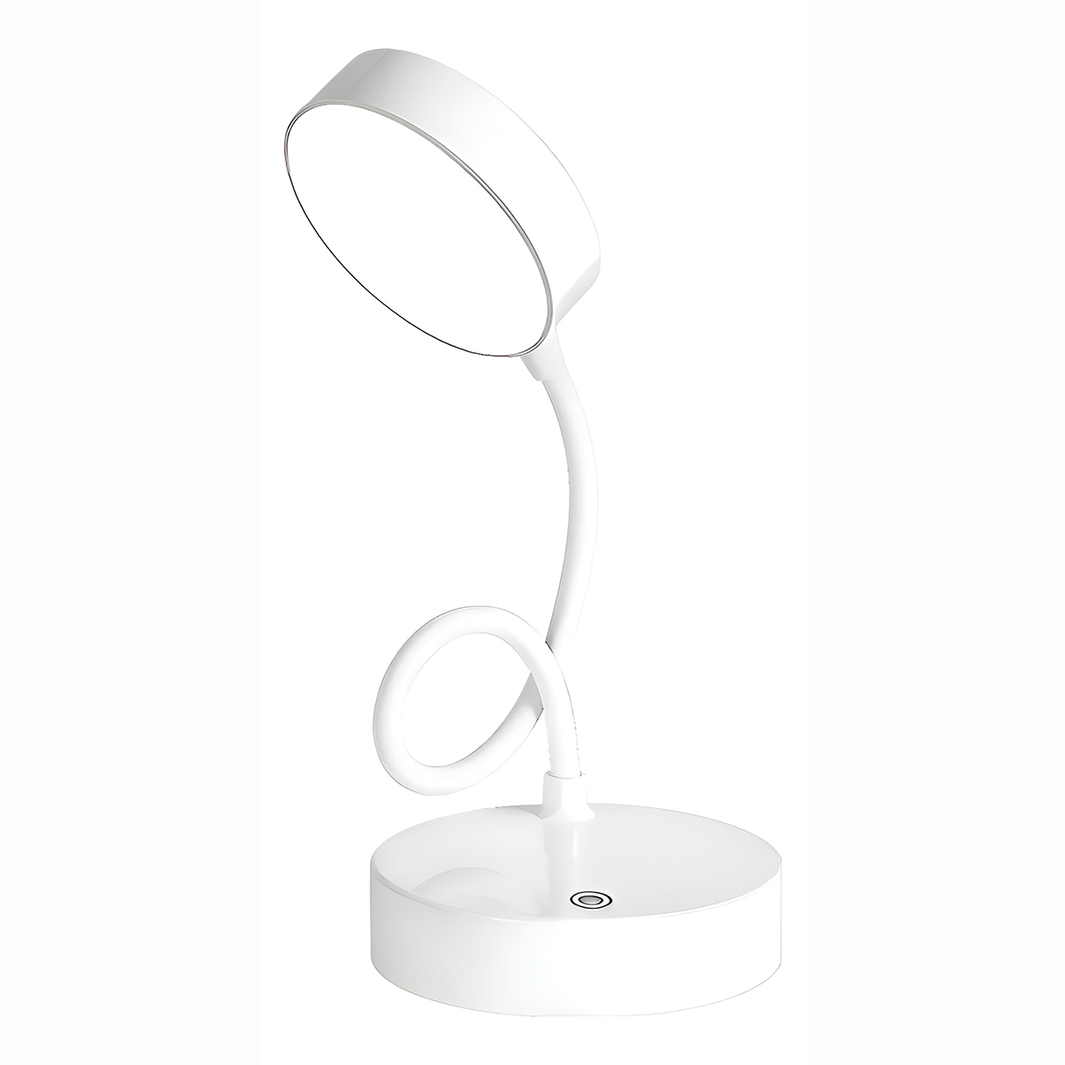 Luminária de Mesa Recarregável Articulável Touch Branco - Imagem 6