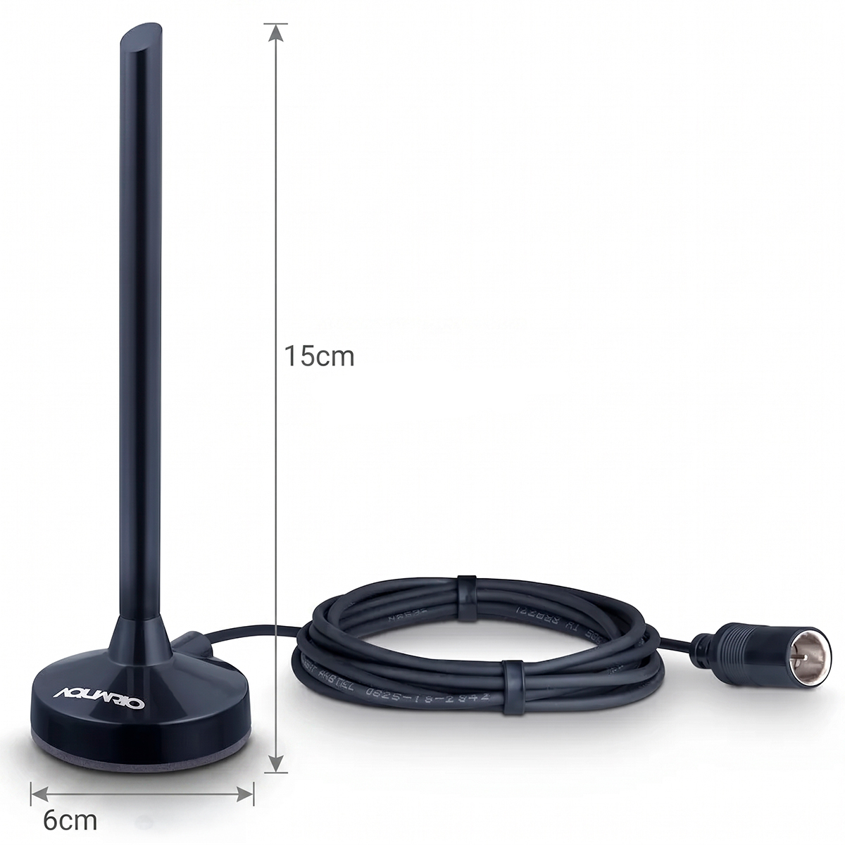 Antena TV Digital Base Magnética Interna Casa Utilidade - Imagem 3
