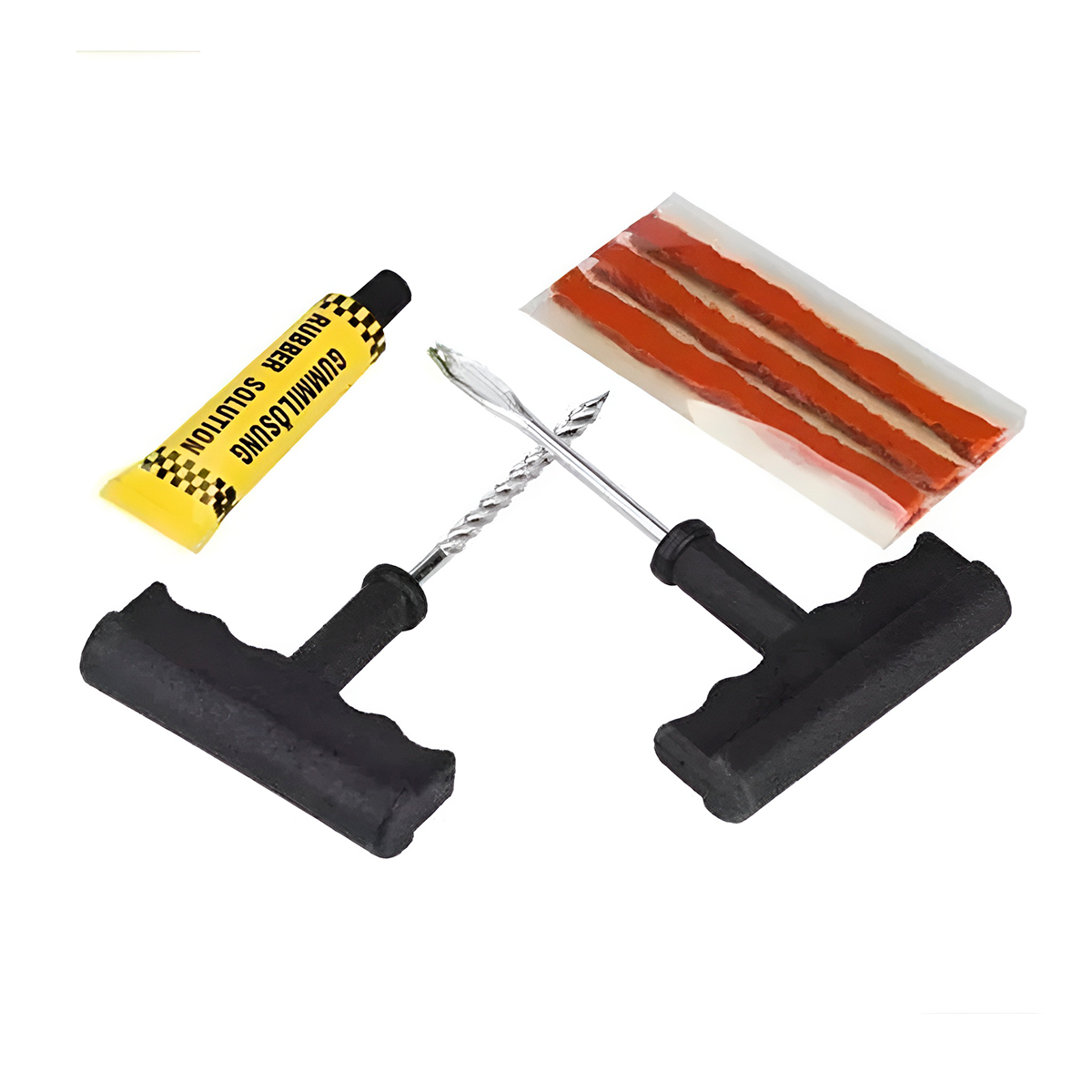 Kit Reparo 6 Peças Remendo Pneu Bicicleta Moto Carro - Imagem 4